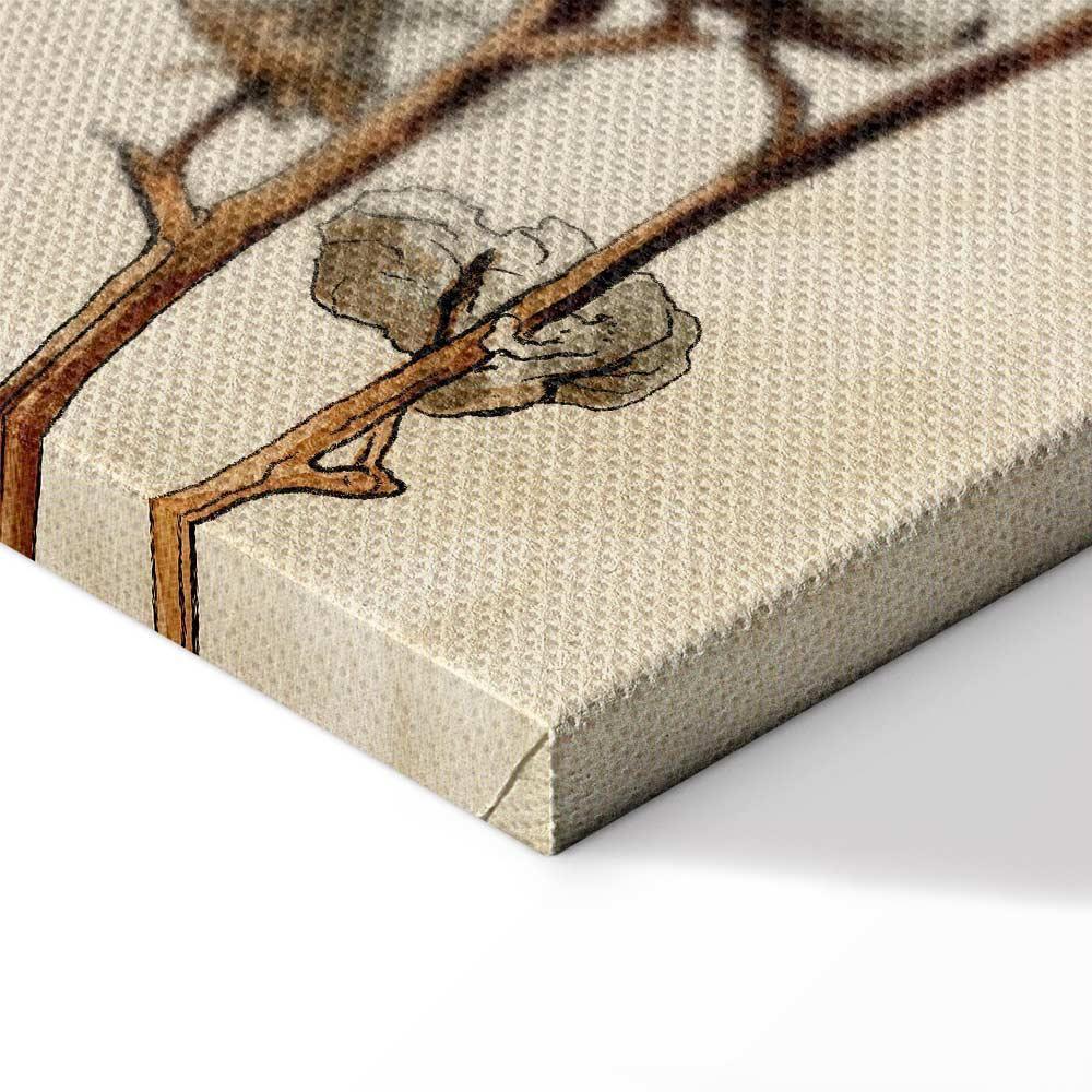 Leinwandbild - Cotton Branches (1 Part) Vertical