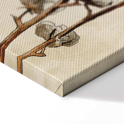 Leinwandbild - Cotton Branches (1 Part) Vertical