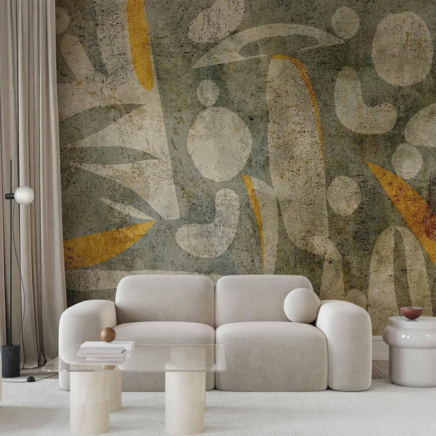 Fototapete Avantgarde Design – Geometrische Formen im modernen Stil