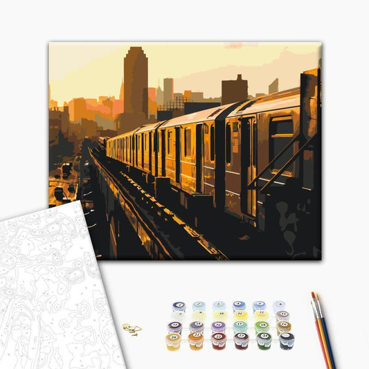 Malen nach Zahlen - New York Subway