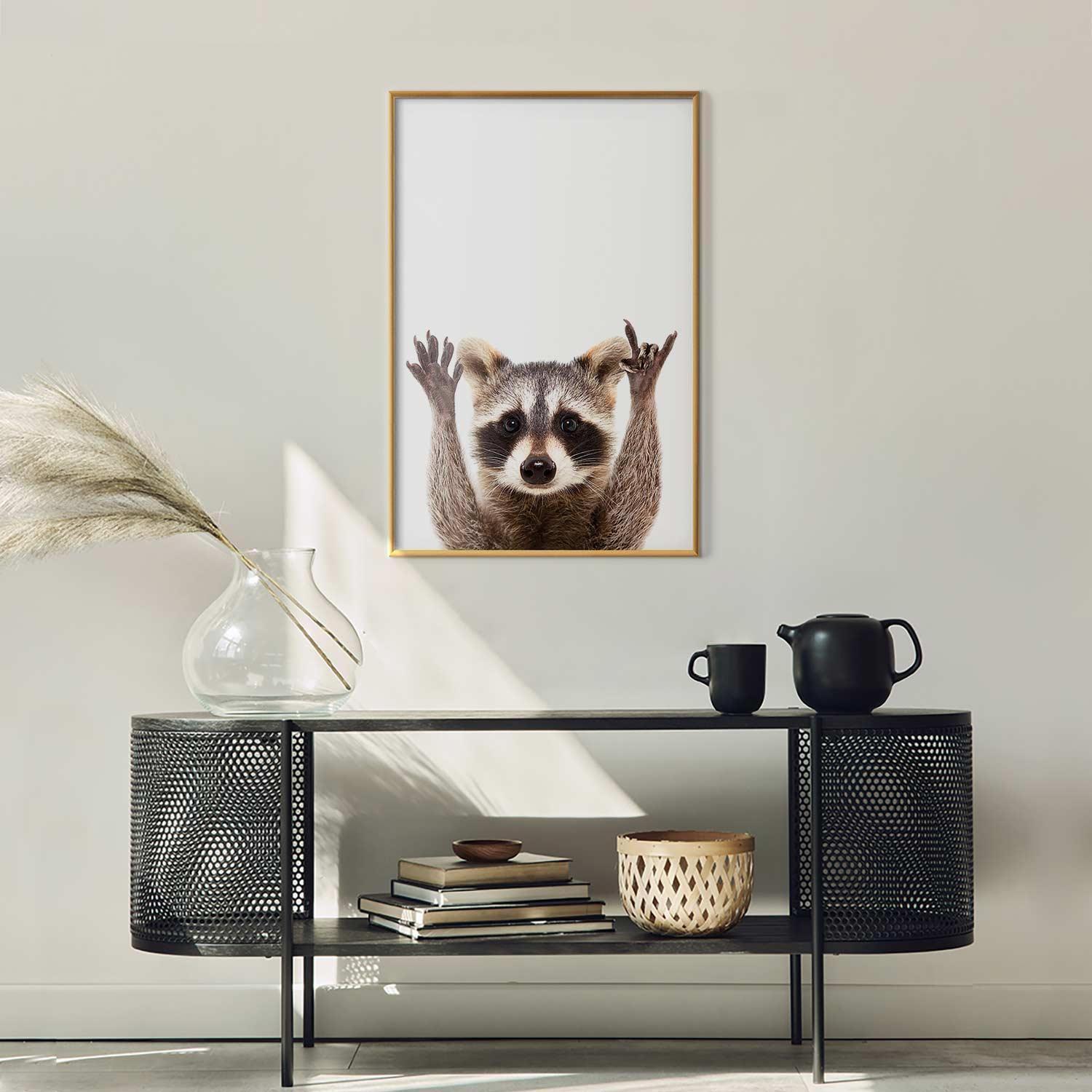 Poster - Raccoon Artgeist