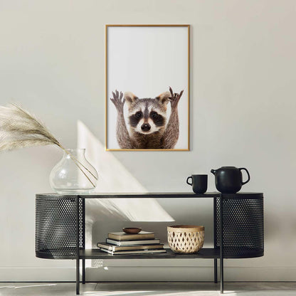 Poster - Raccoon Artgeist
