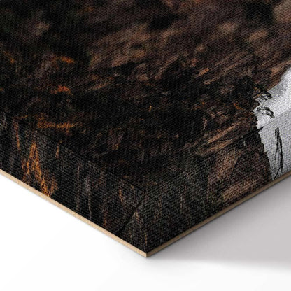 Leinwandbild - Heart of Mountain Landscape (1-part) - Clouds Amid Rocks