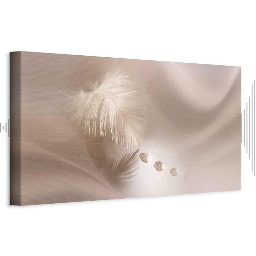 Leinwandbild - Delicate Feather