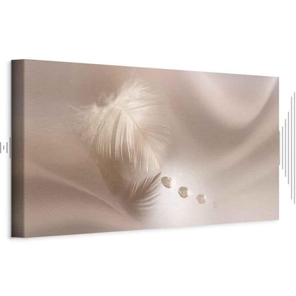Leinwandbild - Delicate Feather