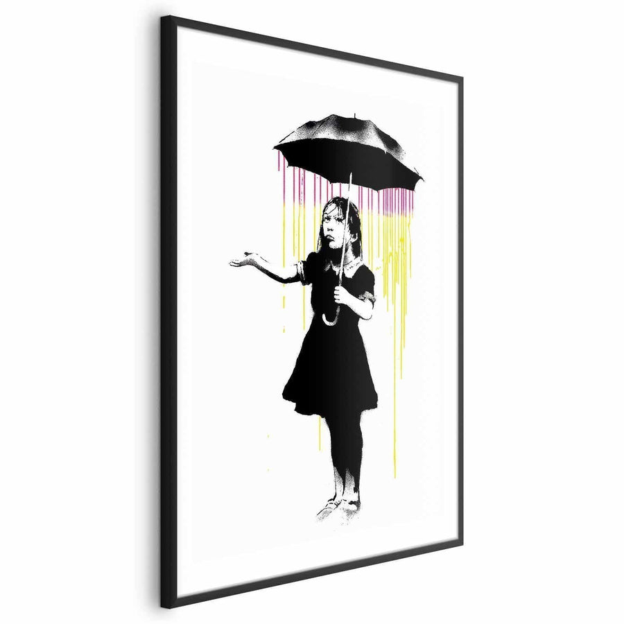 Poster - Girl with an Umbrella Artgeist
