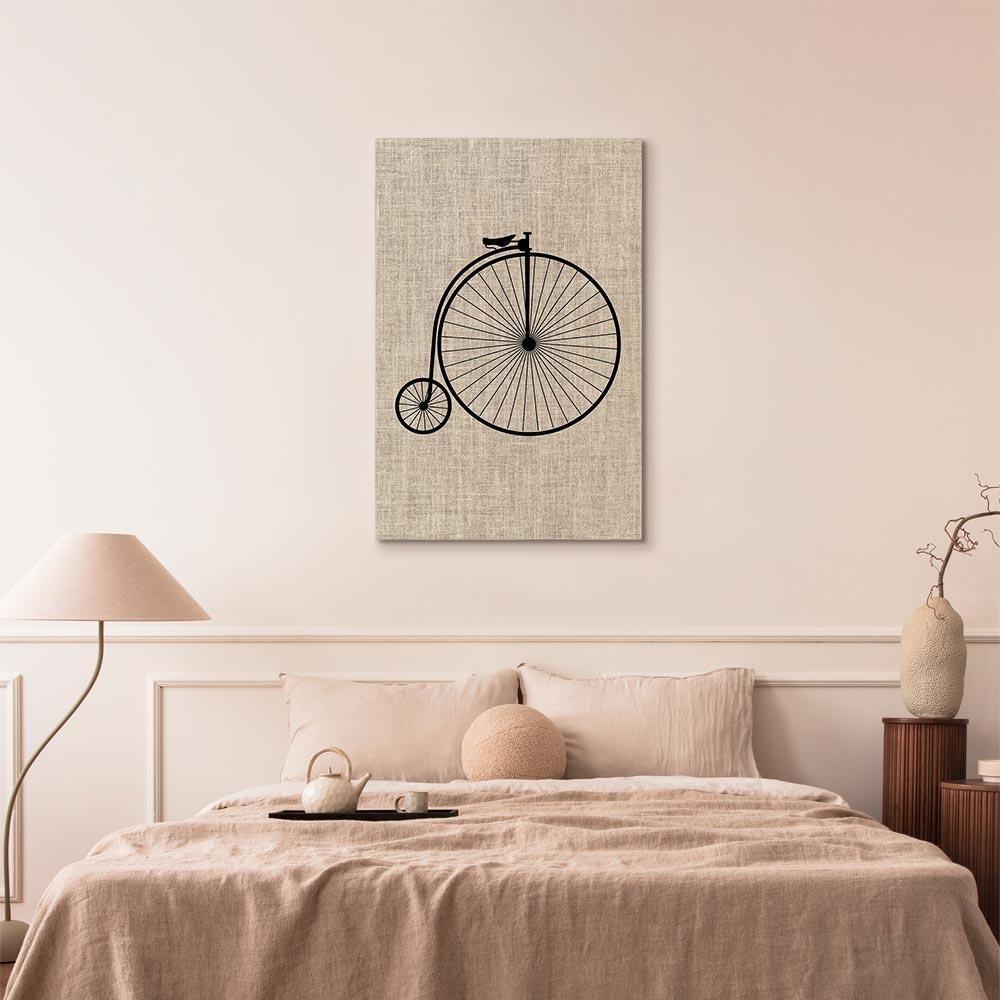 Leinwandbild - Vintage Bicycle (1 Part) Vertical