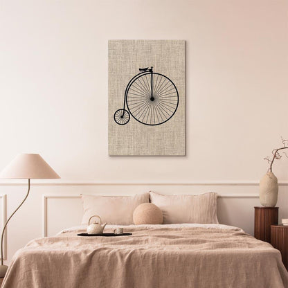 Leinwandbild - Vintage Bicycle (1 Part) Vertical