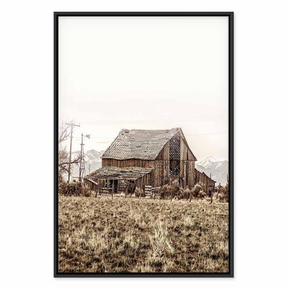 Leinwandbild - Abandoned Ranch (1 Part) Vertical