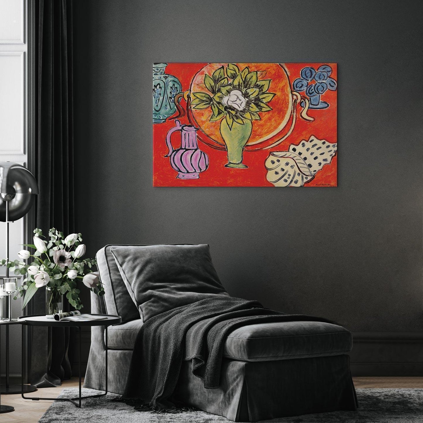 Leinwandbild - Henri Matisse – Still Life with Magnolia