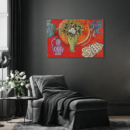 Leinwandbild - Henri Matisse – Still Life with Magnolia