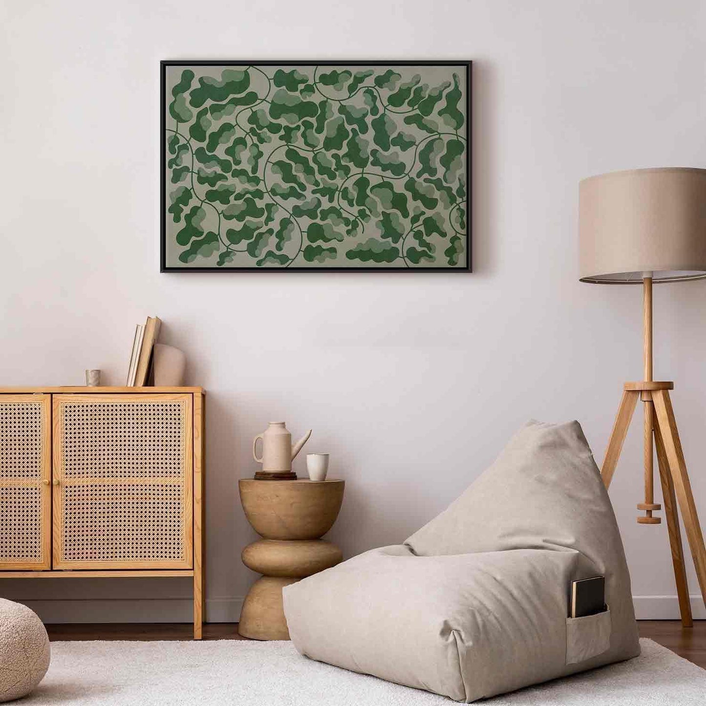 Leinwandbild - Green labyrinth