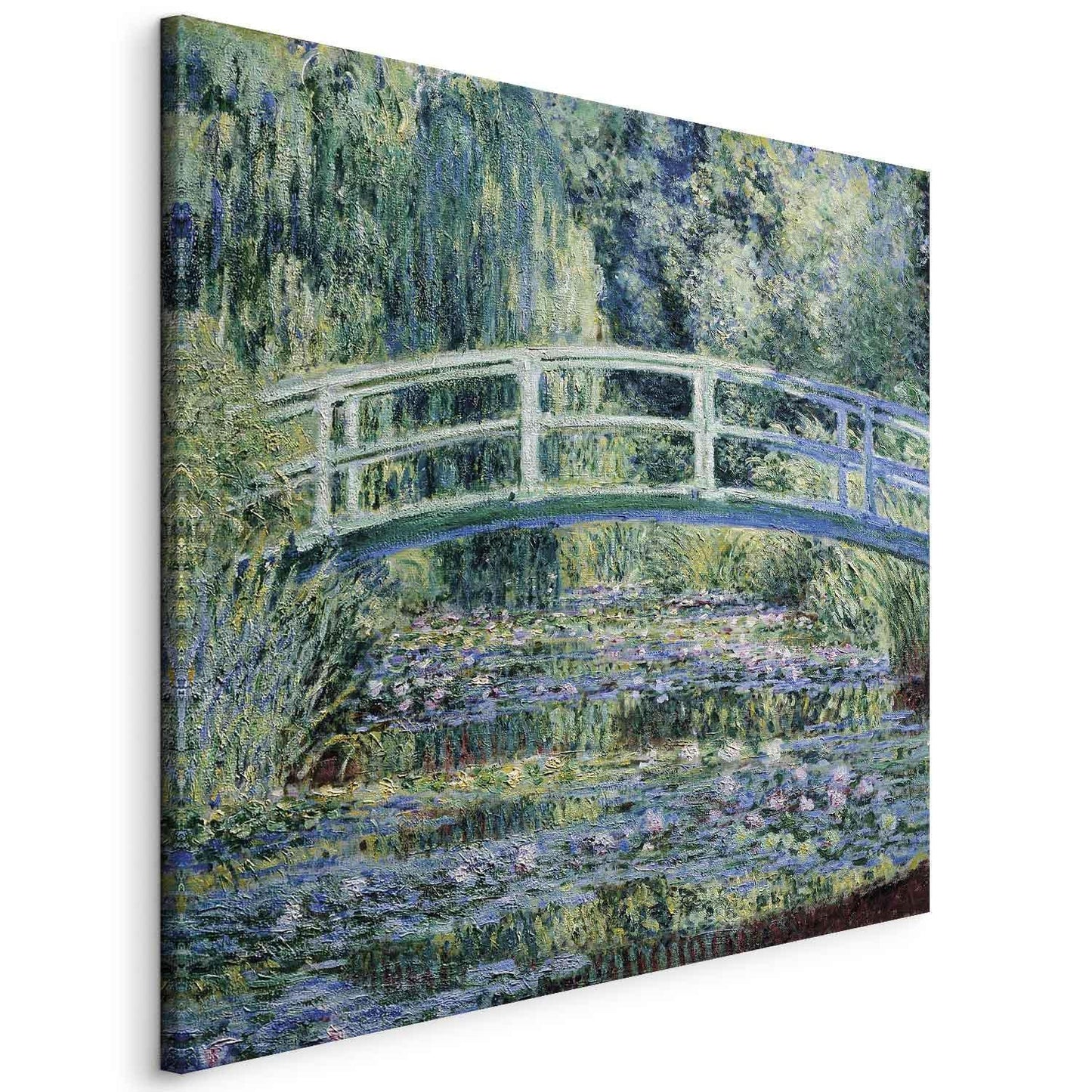 Leinwandbild - Claude Monet – Footbridge in Giverny