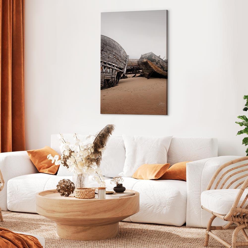 Leinwandbild - Abandoned Cutters (1 Part) Vertical