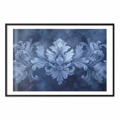 Poster - Blue Ornament in Cool Shades