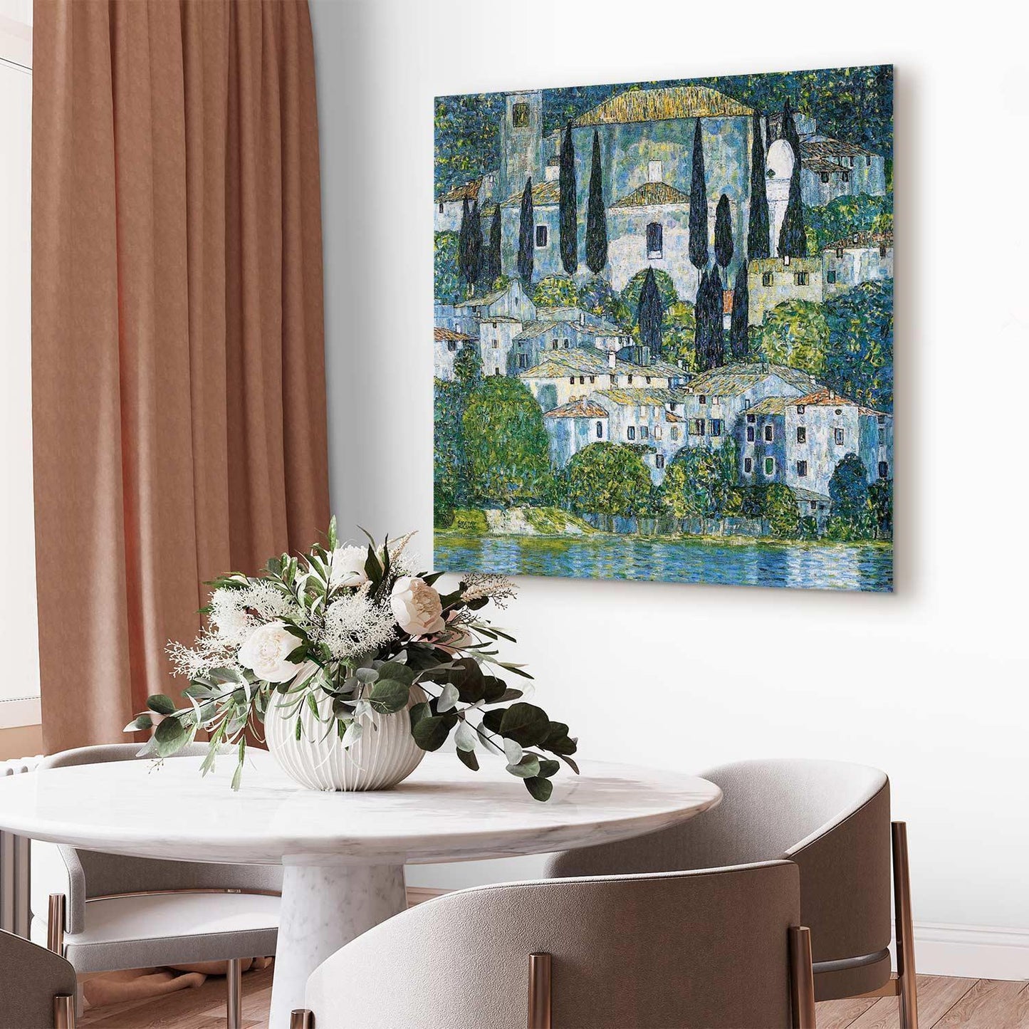 Leinwandbild - Gustav Klimt – Church in Casson