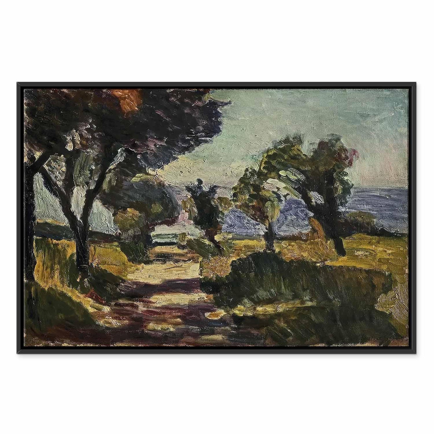Leinwandbild - Henri Matisse – Corsican Landscape with Olive Trees