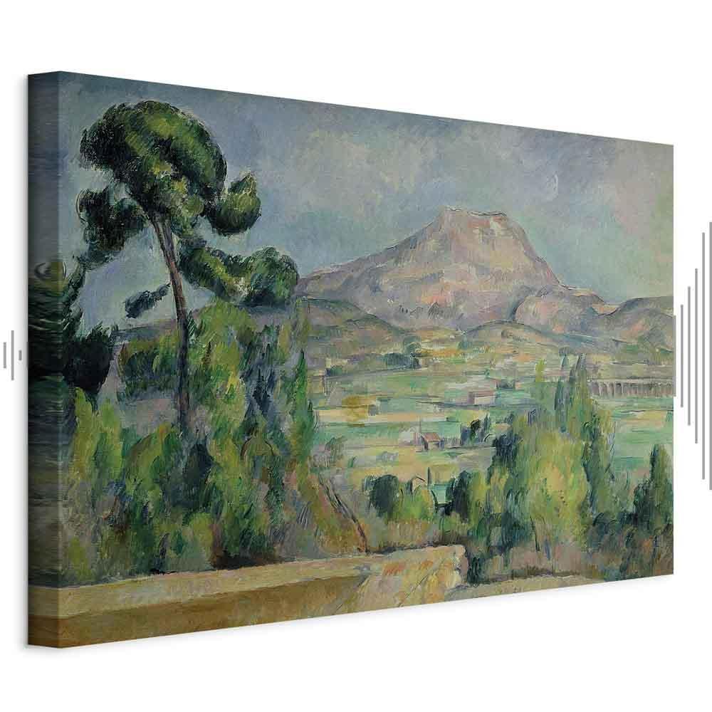 Leinwandbild - Paul Cézanne – Mount Saint Victoria