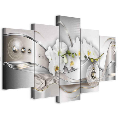 Leinwandbild - Pearl Dance of Orchids