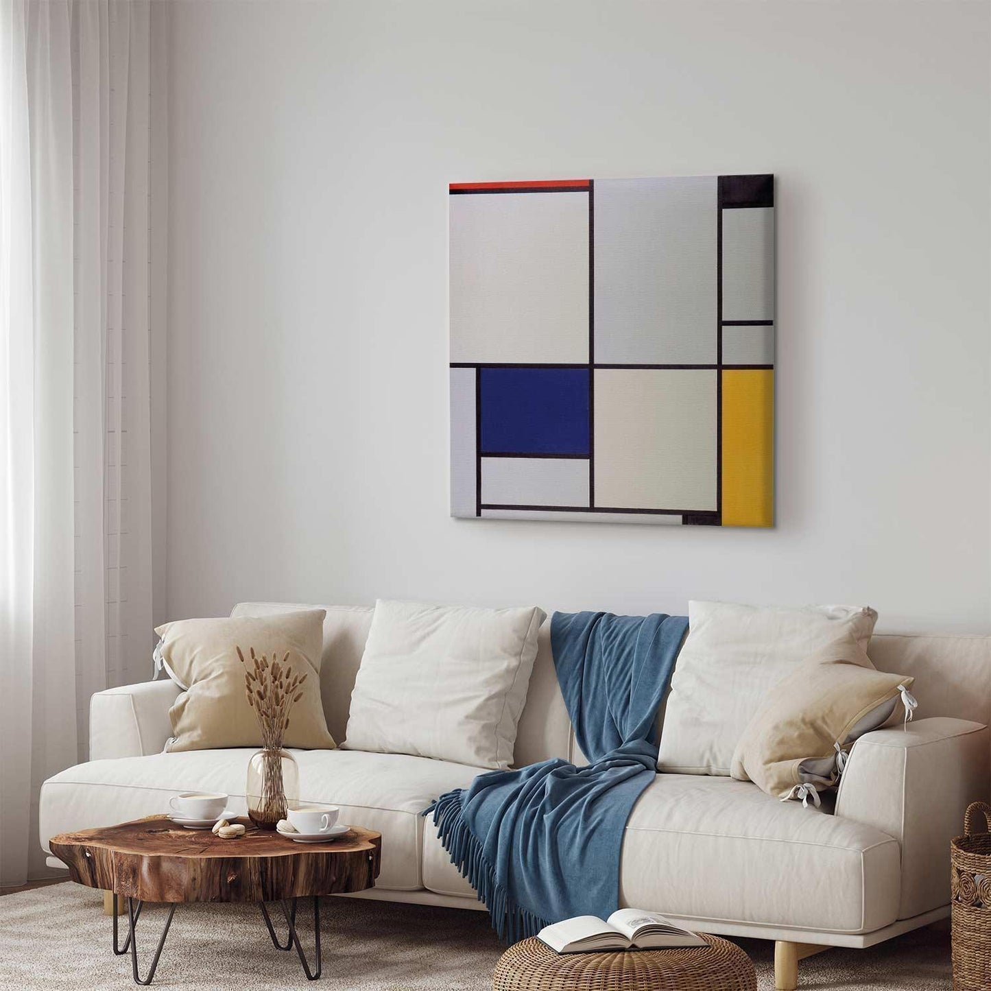 Leinwandbild - Piet Mondrian – Tableau I