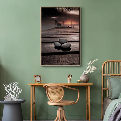 Leinwandbild - September Sunset (1 Part) Vertical