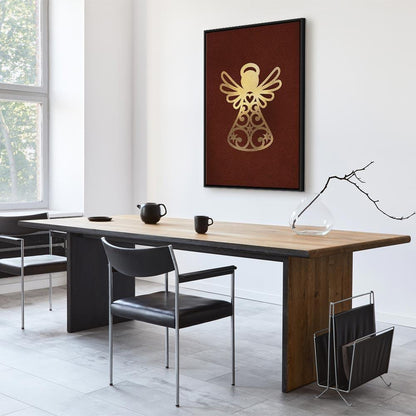 Leinwandbild - Angelic Gold (1 Part) Vertical