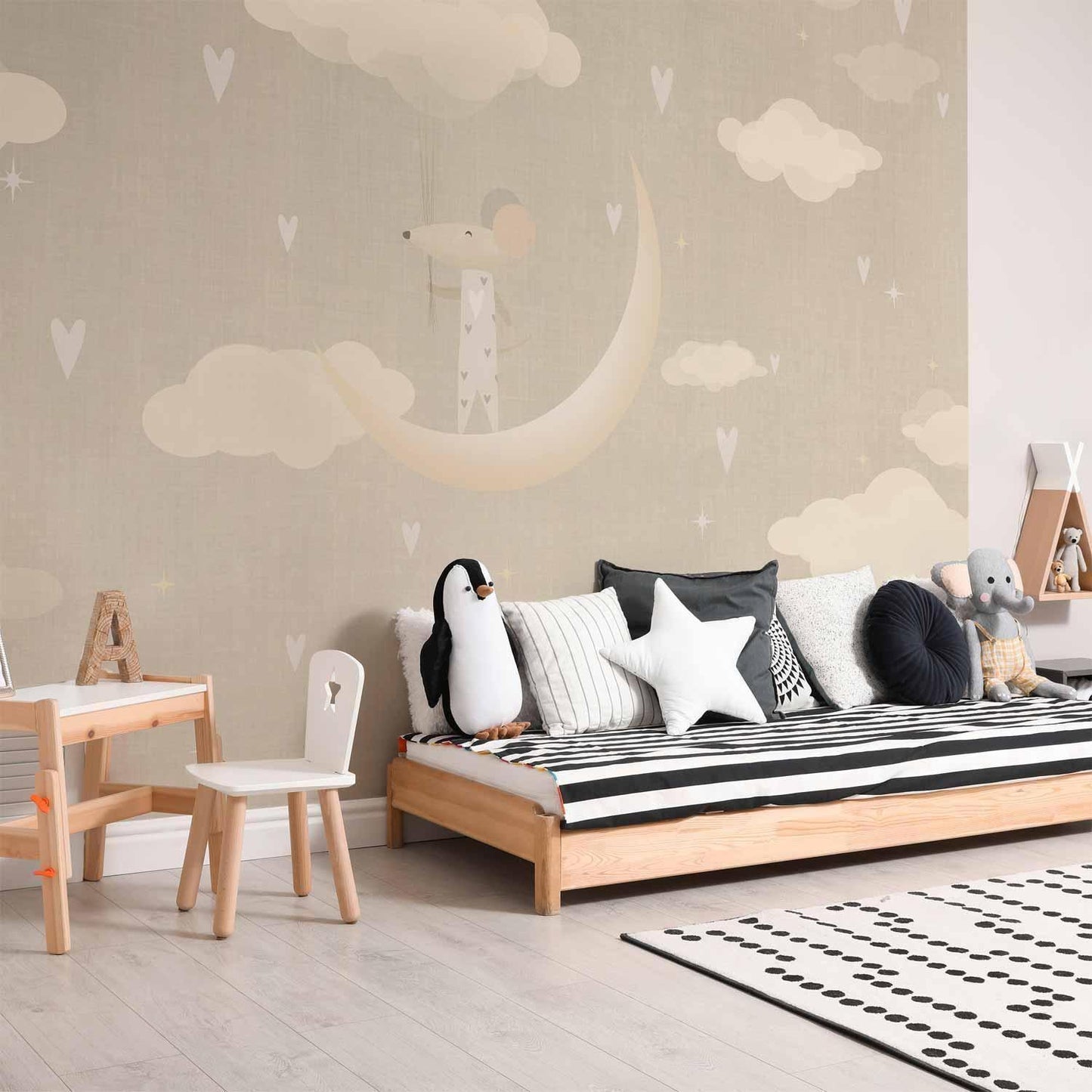 Fototapete - Mouse on the Moon