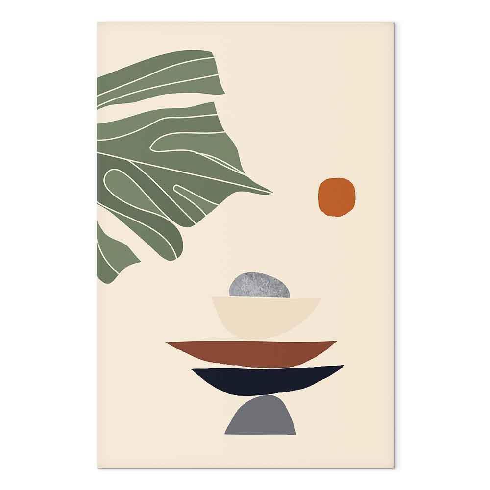 Leinwandbild - On the Sunny Terrace (1 Part) Vertical