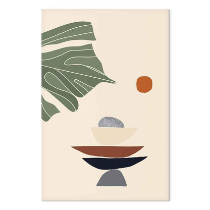 Leinwandbild - On the Sunny Terrace (1 Part) Vertical