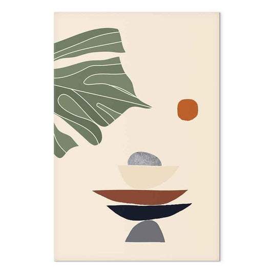 Leinwandbild - On the Sunny Terrace (1 Part) Vertical