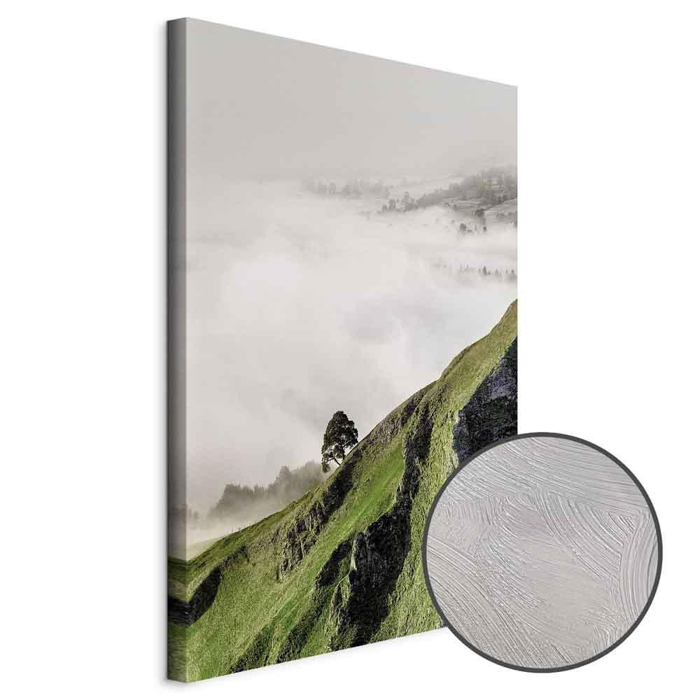 Leinwandbild - Tree Above Clouds (1 Part) Vertical