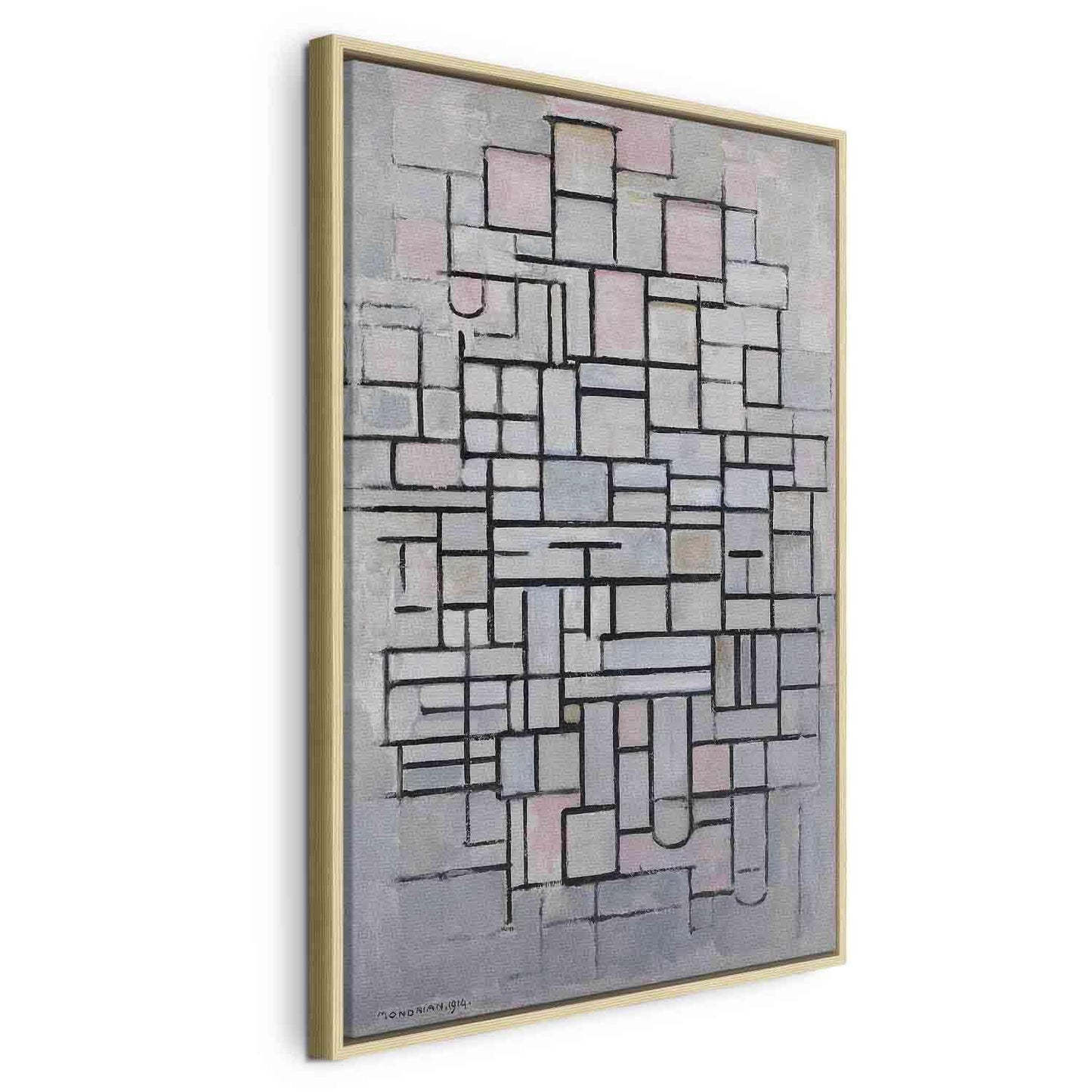 Leinwandbild - Piet Mondrian – Composition No IV