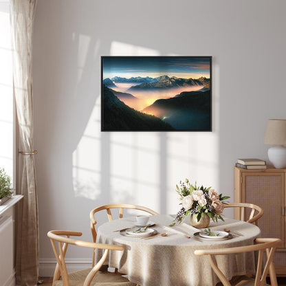 Leinwandbild - Mountain Breath (1 Part) Wide - Second Variant