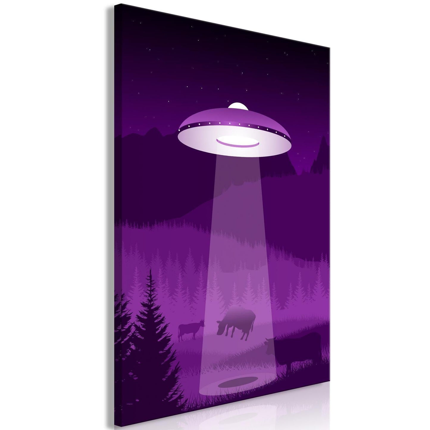 Leinwandbild - Ufo (1 Part) Vertical Artgeist