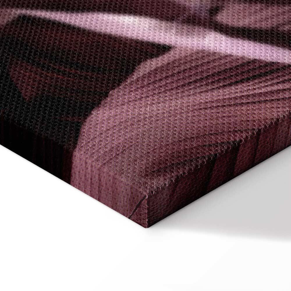 Leinwandbild - Velvet Leaves (1 Part) Vertical