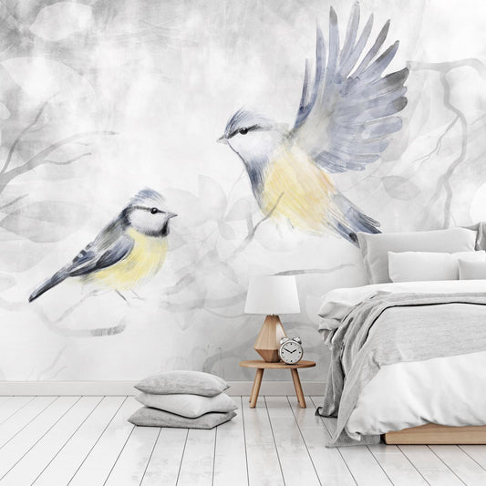 Wanddeko Aquarell Meise