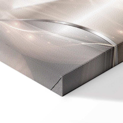 Leinwandbild - Sparkling Dandelions (5 Parts) Beige Wide