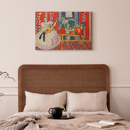 Leinwandbild - Henri Matisse – The Lute