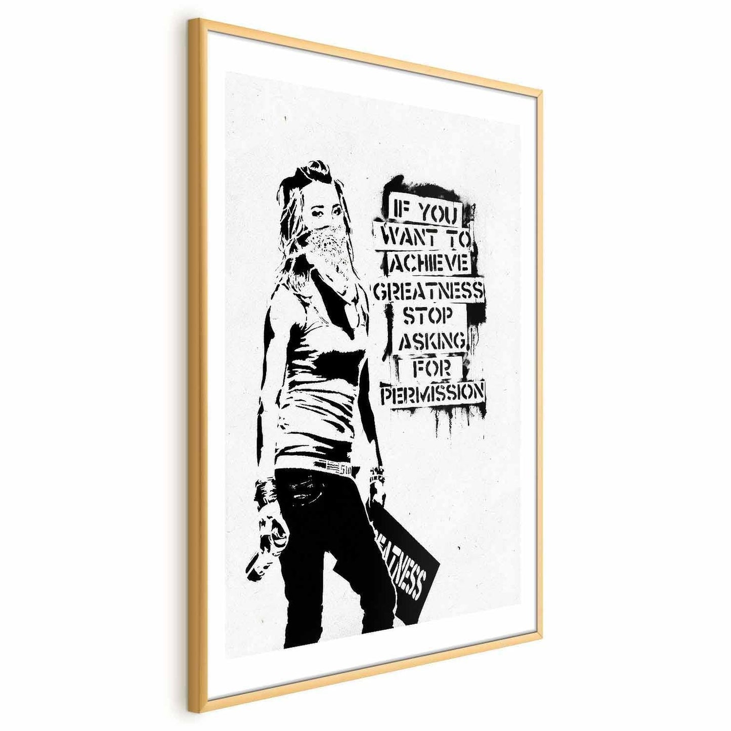 Poster - Girl with Graffiti Artgeist
