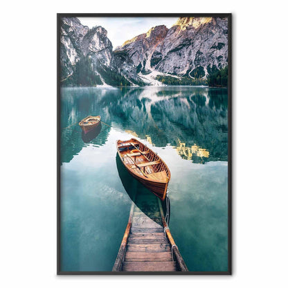 Poster - Boats in the Dolomites