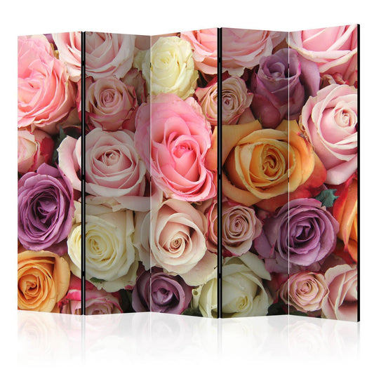 Paravent - Pastel roses II Artgeist
