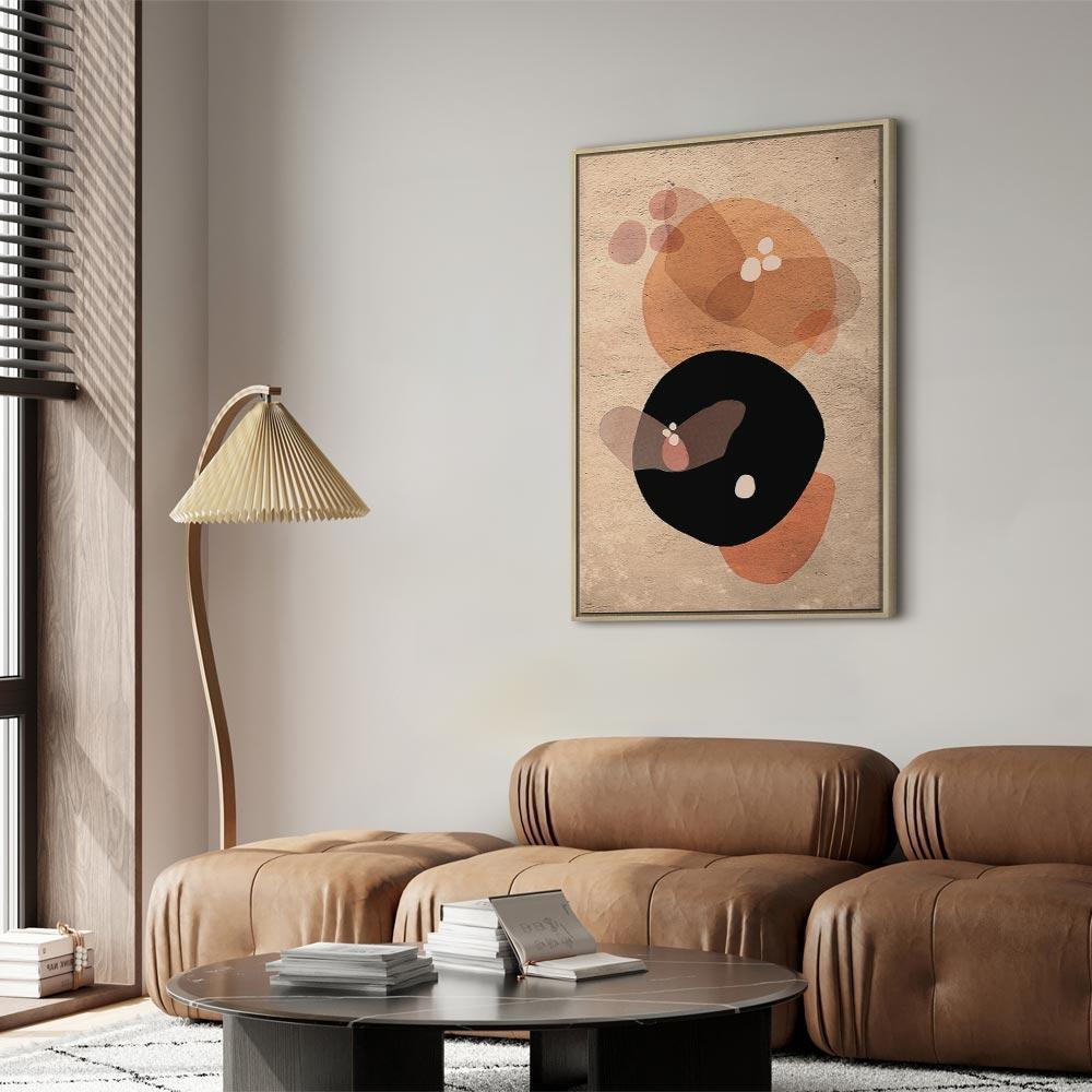 Leinwandbild - Moon Butterfly (1 Part) Vertical