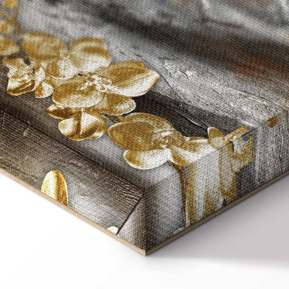 Leinwandbild - Golden Garden (1 Part) Narrow