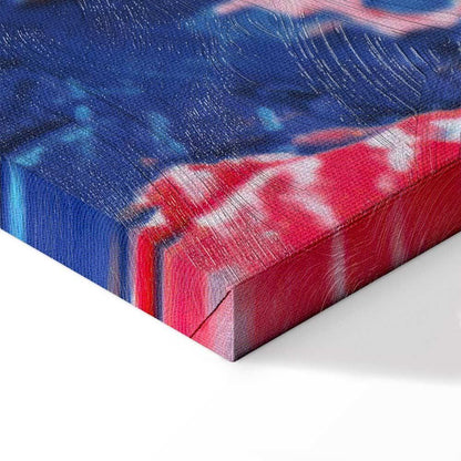 Leinwandbild - Spring Shades - A Colorful Mix of Warm and Cool Tones on Canvas