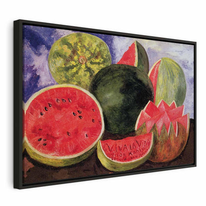 Leinwandbild - Frida Kahlo – Viva la Vida