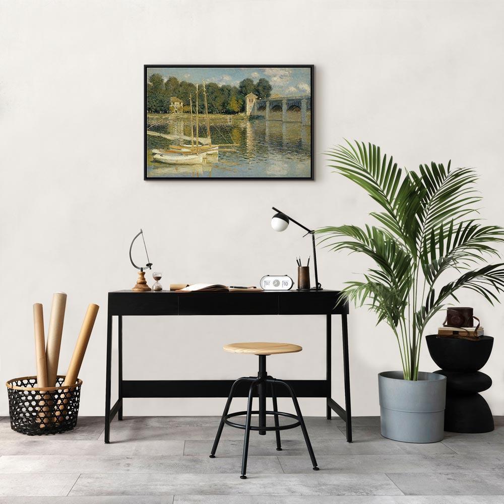 Leinwandbild - Claude Monet – Bridge at Argenteuil