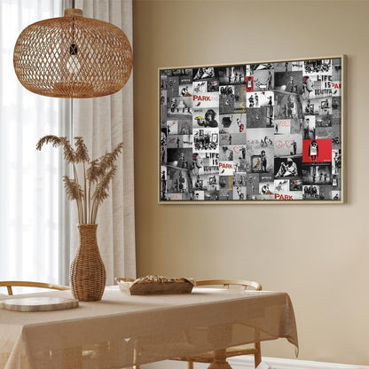 Leinwandbild - Street Art: Banksy