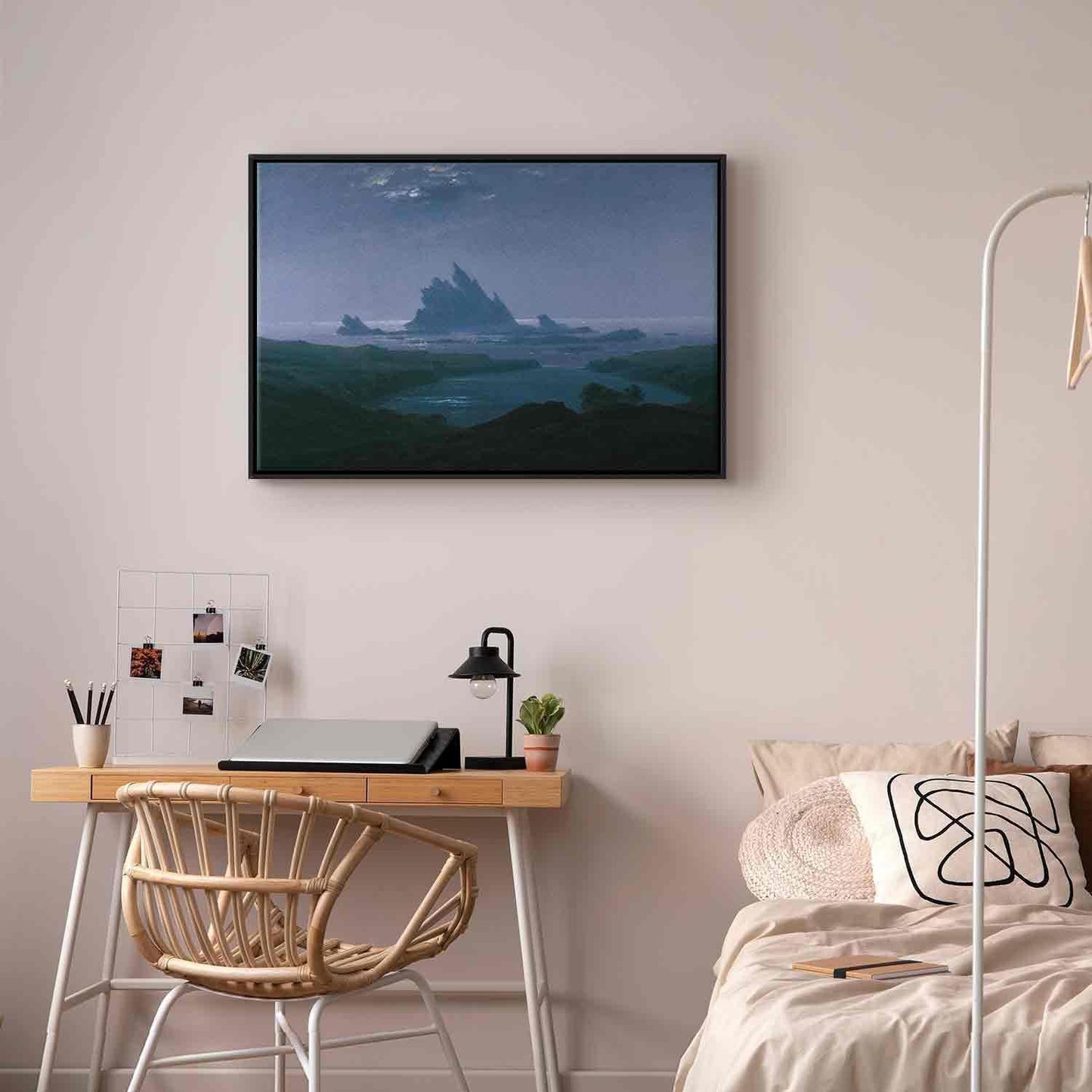 Leinwandbild - Caspar David Friedrich – Cliff reef on the beach