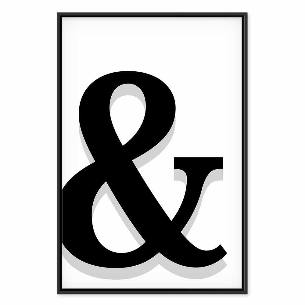 Leinwandbild - Decorative Letter (1 Part) Vertical