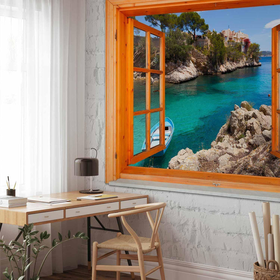 Fototapete Mediterrane Landschaft – Urlaubsfeeling für dein Zuhause Sawelt